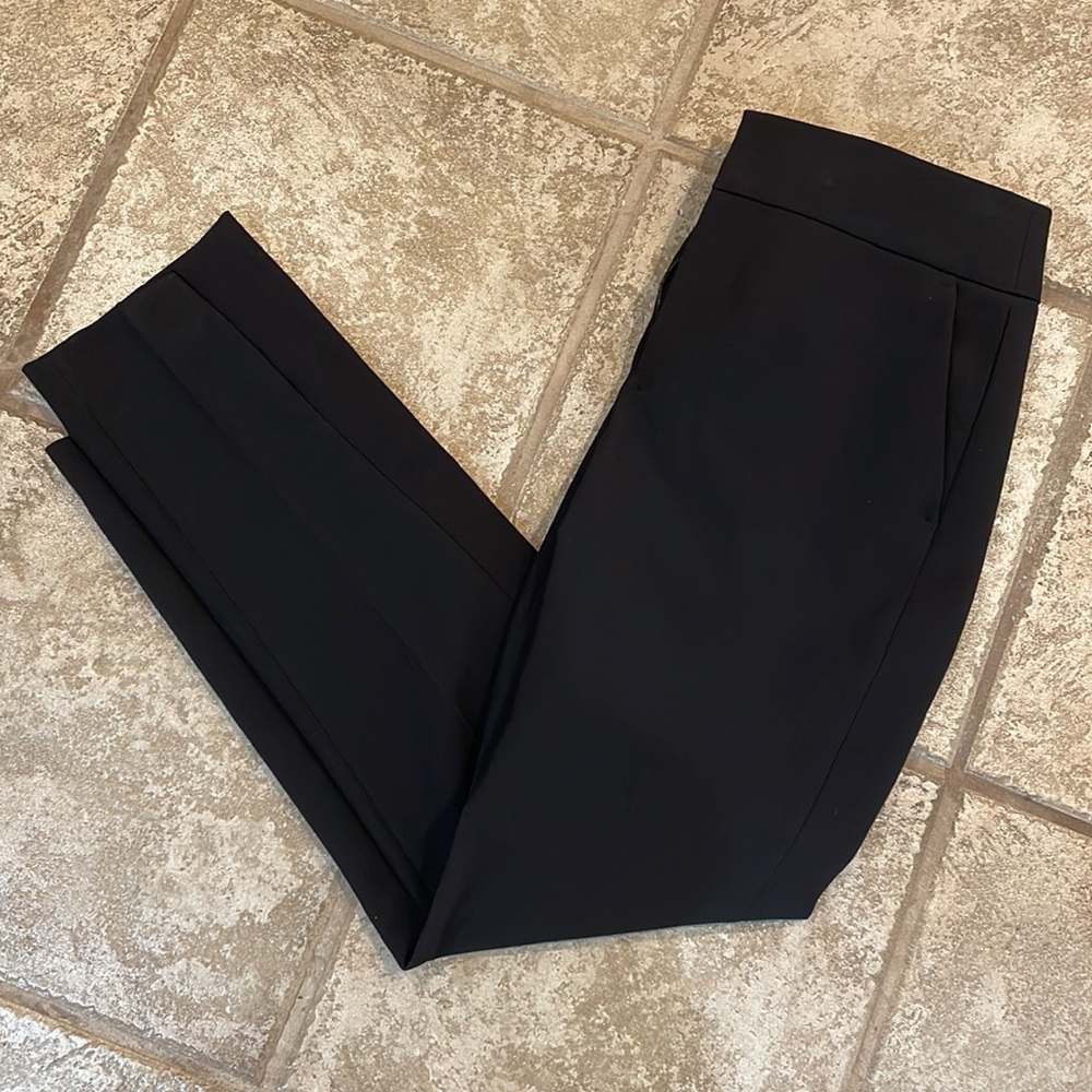 Zara black slit pants